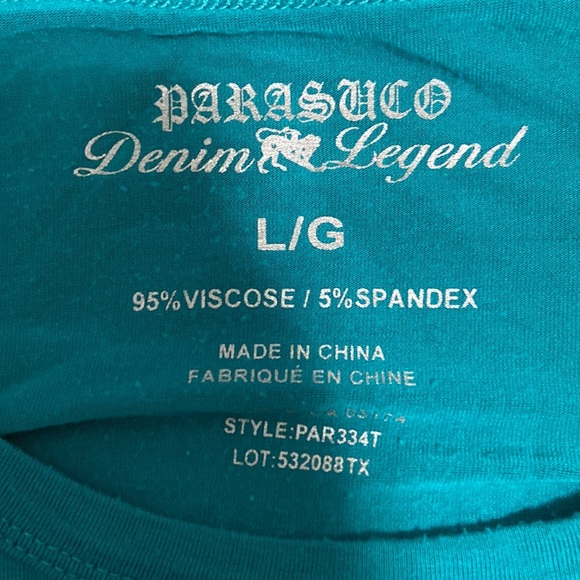 Turquoise shirt - Picture 2 of 2